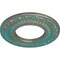 Ekena Millwork Andrea Ceiling Medallion (Canopies up to 4 1/8"), 8 1/8"OD x 4 1/8"ID x 1/2"P, Copper Green Patina CM08ADCGS - alternate 3